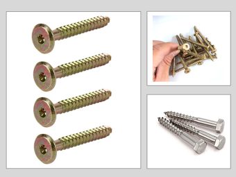 Các loại vít lục giác đầu chìm 6 cạnh m1, m2, m3, m4