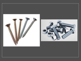 Bảng so sánh sự khác biệt giữa bulong và ốc vít giá rẻ